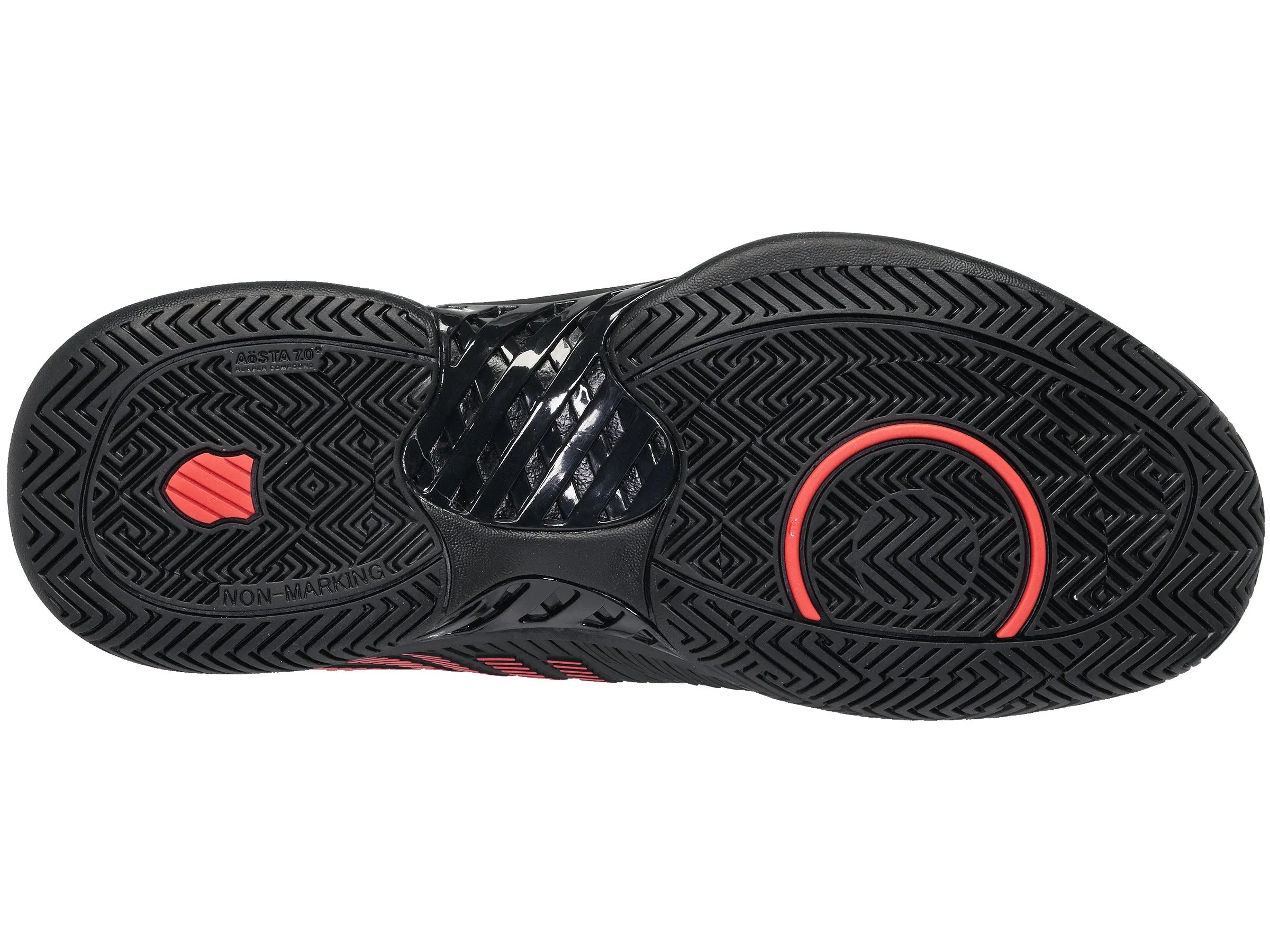 06613-014-M | HYPERCOURT EXPRESS 2 | BLACK/POPPY RED