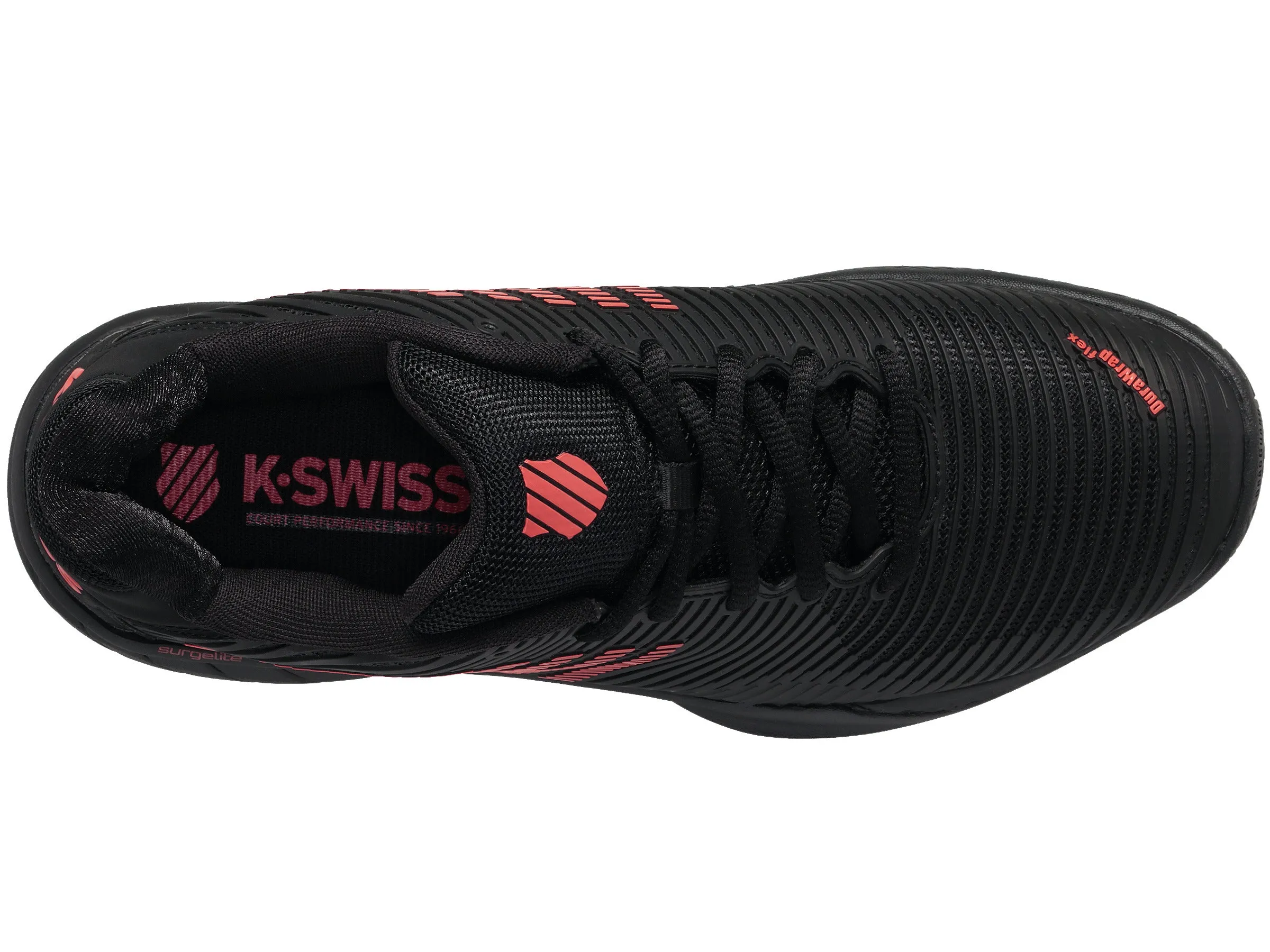 06613-014-M | HYPERCOURT EXPRESS 2 | BLACK/POPPY RED