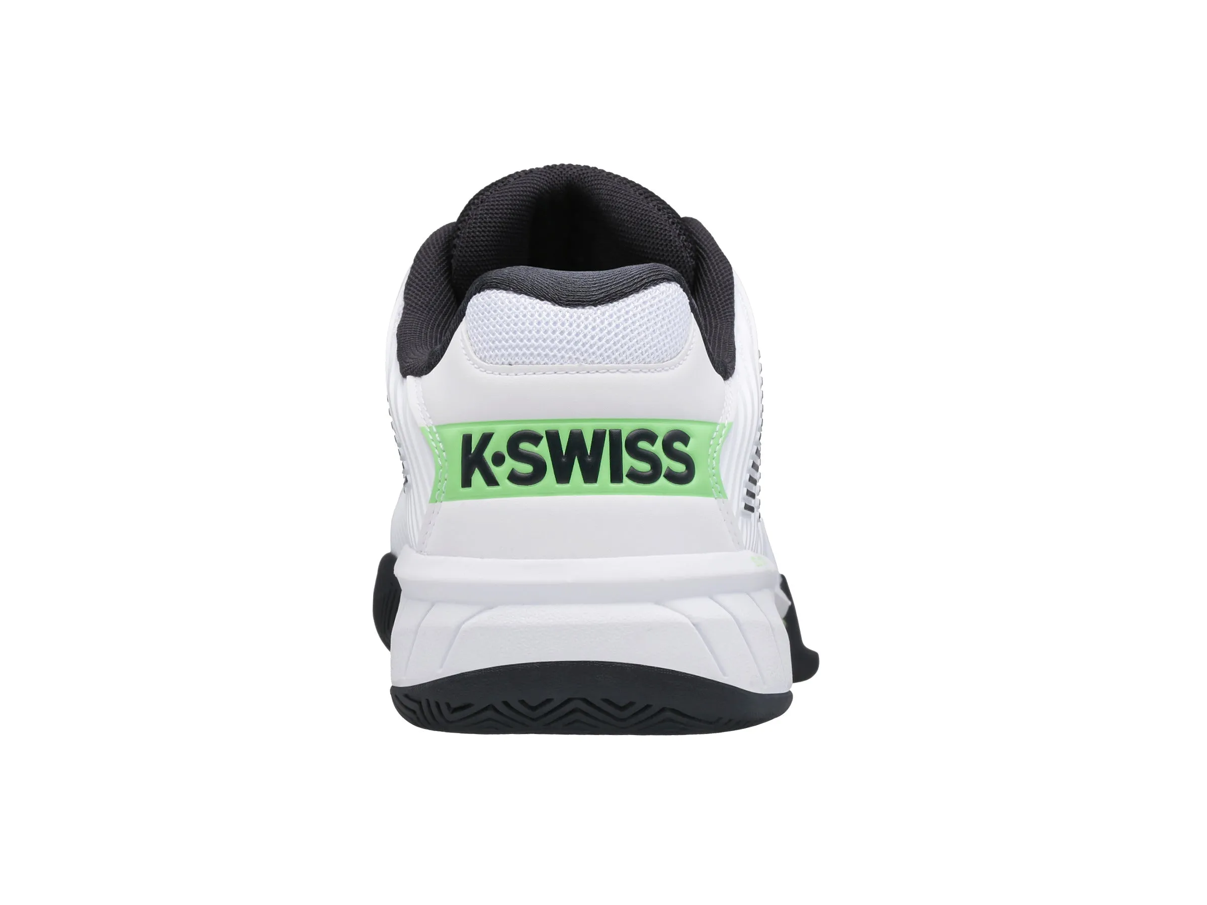06613-115-M | HYPERCOURT EXPRESS 2 | WHITE/BLUE GRAPHITE/SOFT NEON GREEN