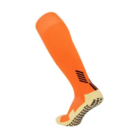 3 Pack Kids Orange Grippy Socks for Football
