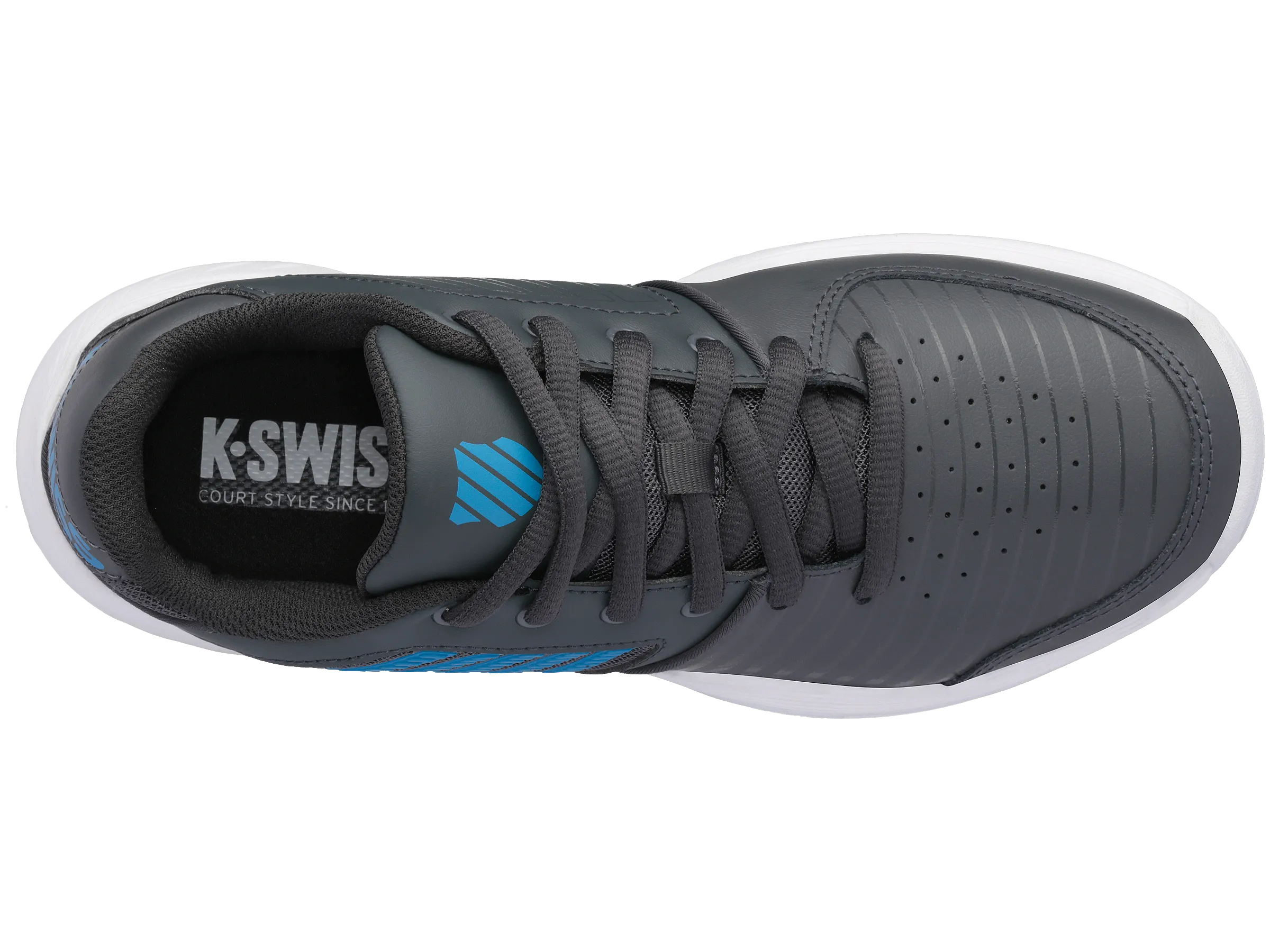 86609-029-M | COURT EXPRESS OMNI | DARK SHADOW/WHITE/SWEDISH BLUE