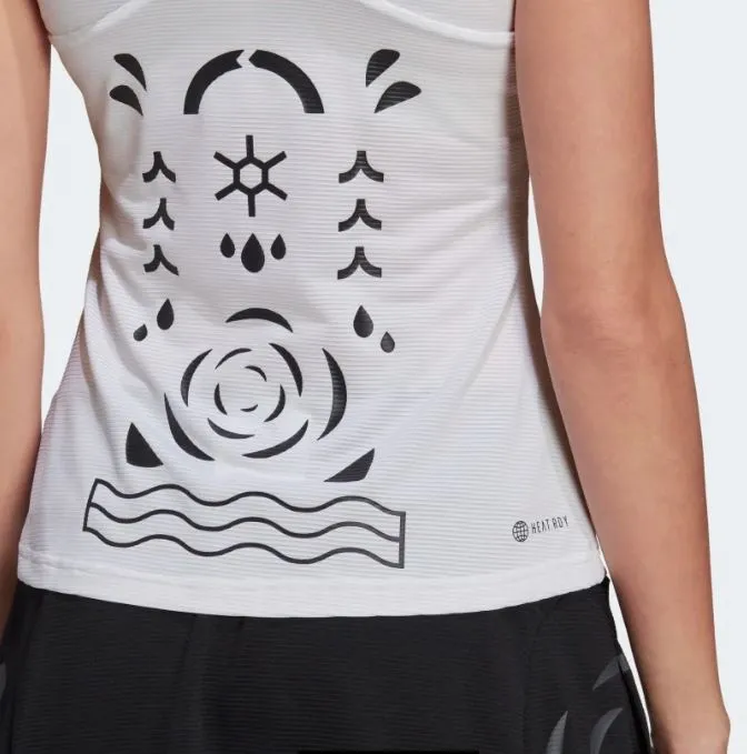 Adidas Paris Y-Tank Womens White