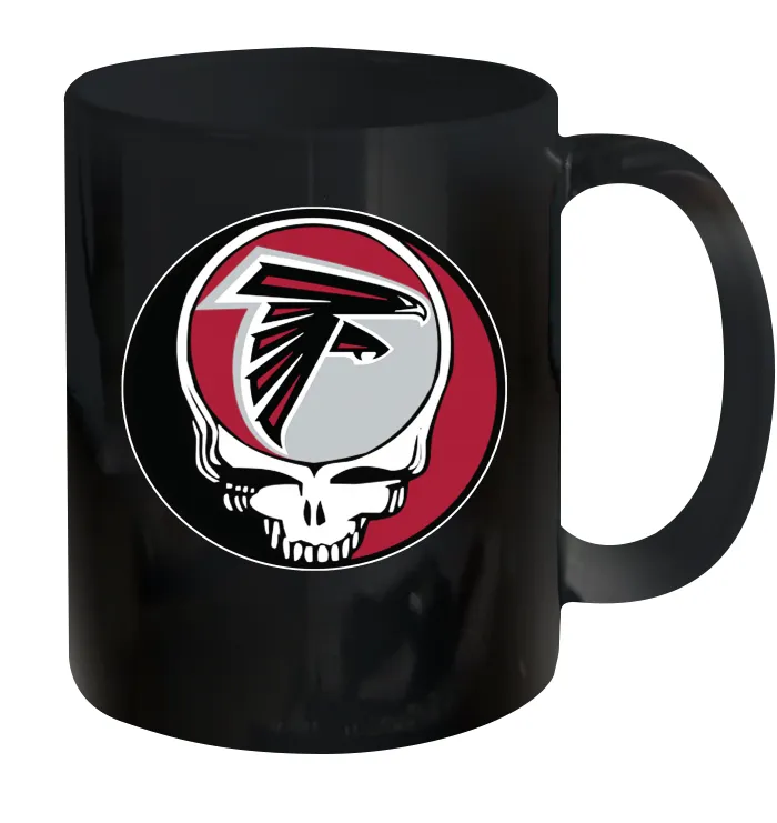 Atlanta Falcons Grateful Dead Steal Your Face NFL Football Ceramic Mug 11oz