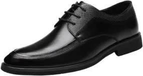 Casual Business Oxford Dress Shoes for Men Office Working Premium Leather Derby