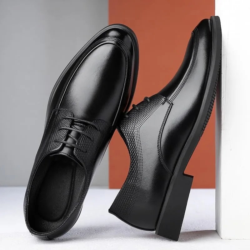 Casual Business Oxford Dress Shoes for Men Office Working Premium Leather Derby