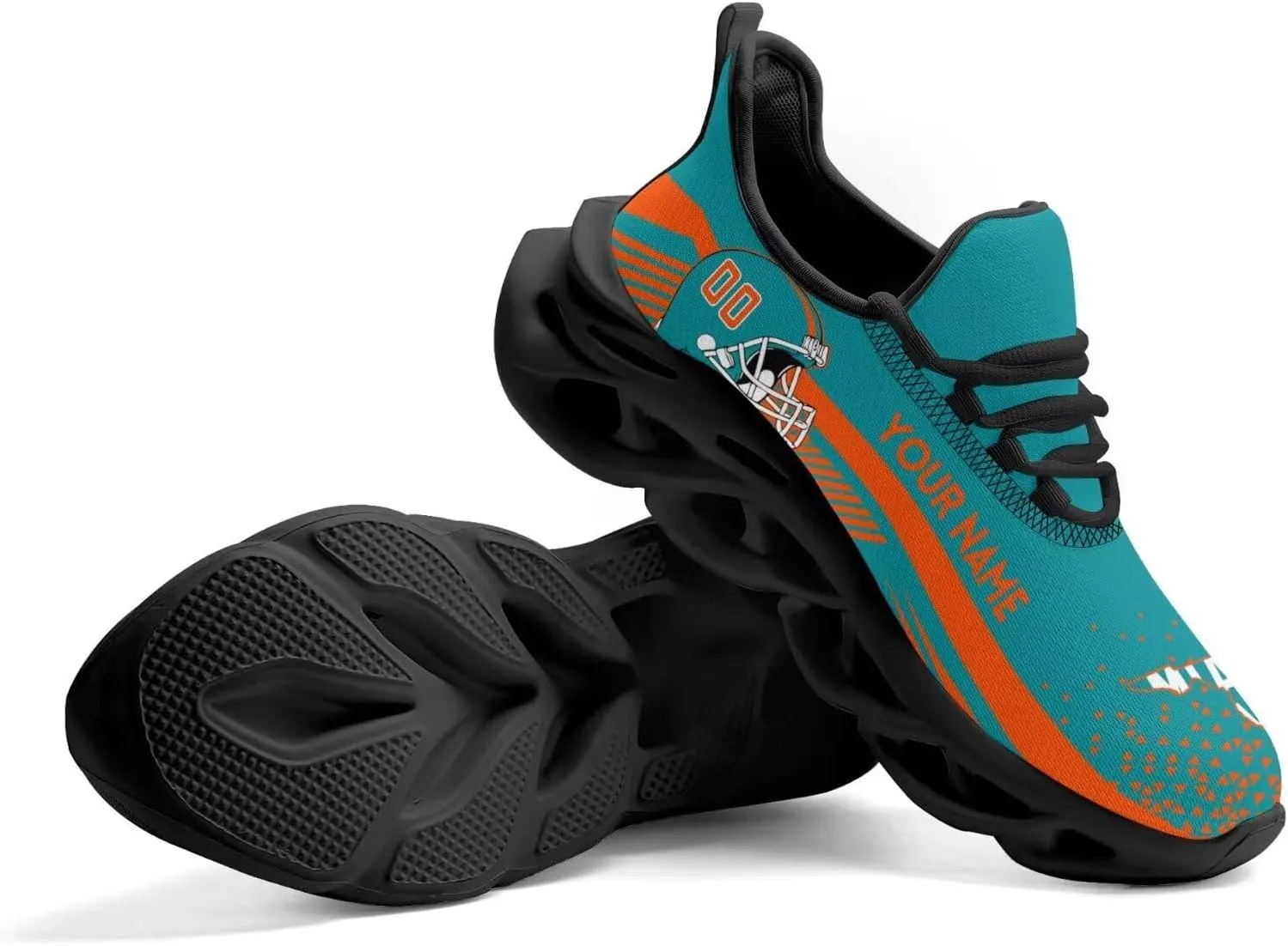 Custom Football Flex Sneakers,Lightweight Breathable Casual Sports Shoes,Training Shoes for Men Women Football Fans Gifts