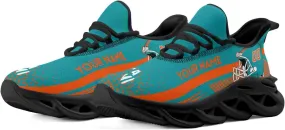 Custom Football Flex Sneakers,Lightweight Breathable Casual Sports Shoes,Training Shoes for Men Women Football Fans Gifts
