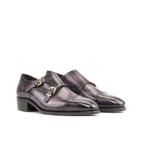 DOUBLE MONK AUBERGINE PATINA (CHISEL-B1)