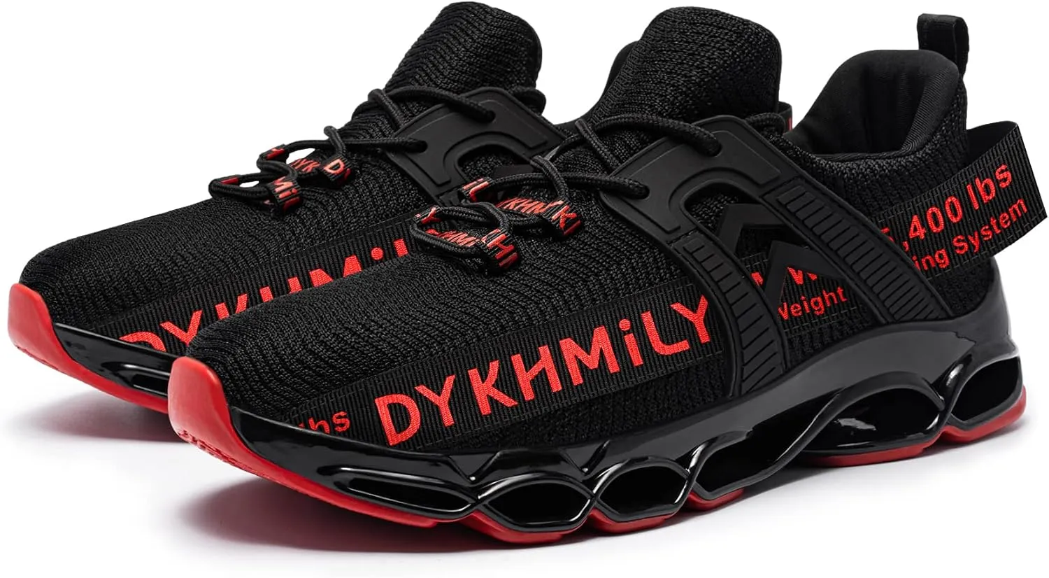 DYKHMATE Steel Toe Wide Shoes for Men Women Lightweight Safety Sneakers Fashion Work Shoes Comfortable Breathable Safety Toe Slip on Tennis Shoes