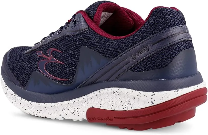 G-DEFY Mighty Walk Men’s Orthopedic Walking Shoe | VersoShock Technology for Pain Associated with Running | Prolonged Standing | Arch Support | Diabetic Shoes | Wide Shoes | Free Custom Orthotic