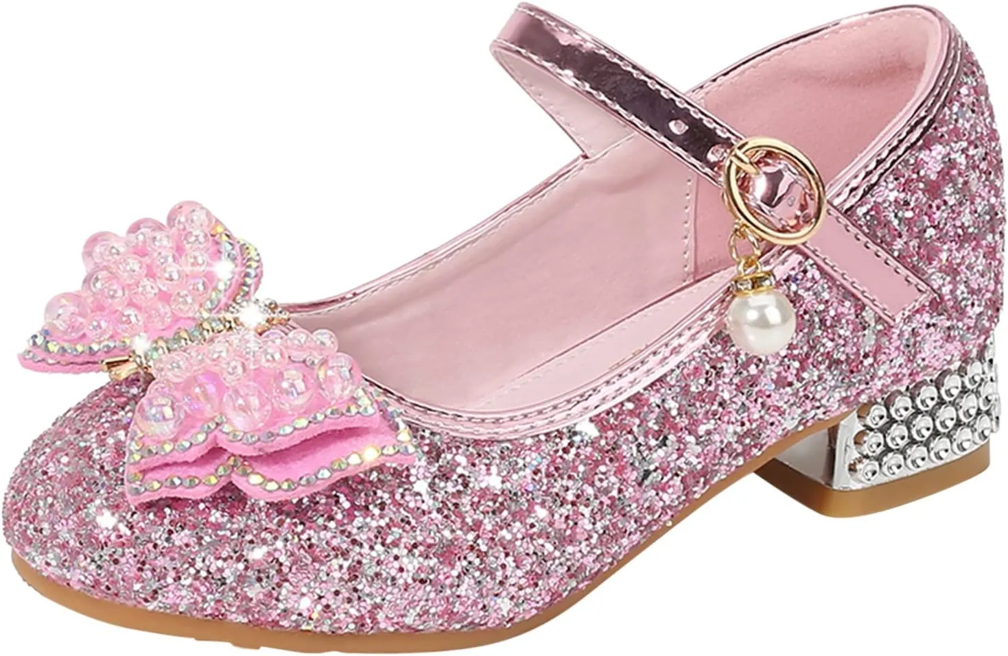 Girls Sandals Slide Toddler Little Kid Girls Dress Pumps Glitter Sequins Kids Shoes Girls Sandals Size 12