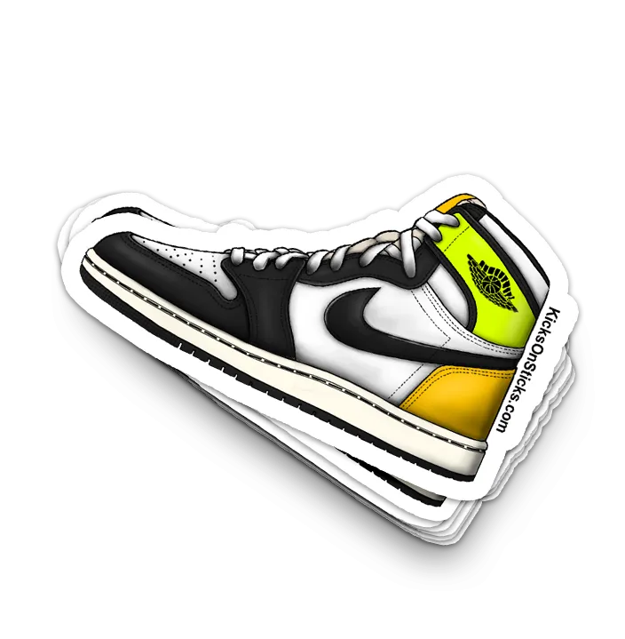 Jordan 1 "Volt" Sneaker Sticker