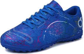 Kids Soccer Boys Girls Turf Soccer Shoes Indoor Outdoor Soccer Youth Trainning Shoes Breathable Casual Athletic Football Shoes