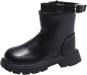 Kids Squeaky Shoes Girls Autumn And Winter Children Boots Boys And Girls Thick Soles Non Slip Boots