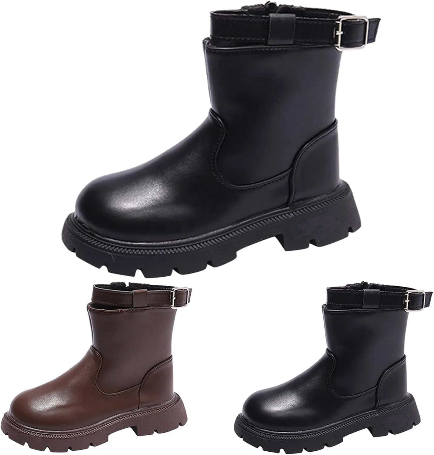 Kids Squeaky Shoes Girls Autumn And Winter Children Boots Boys And Girls Thick Soles Non Slip Boots