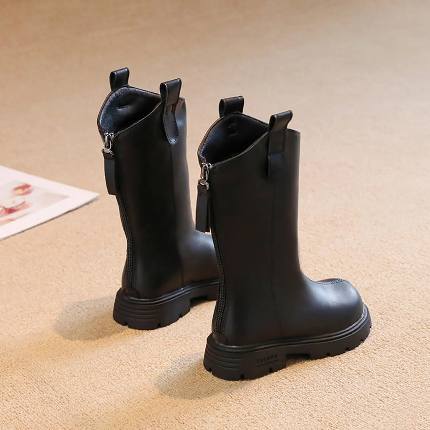 Knee High Boots Girl Children's Casual Shoes Mesh Soft Sole Breathable Sports Short Boots Toddler Boots