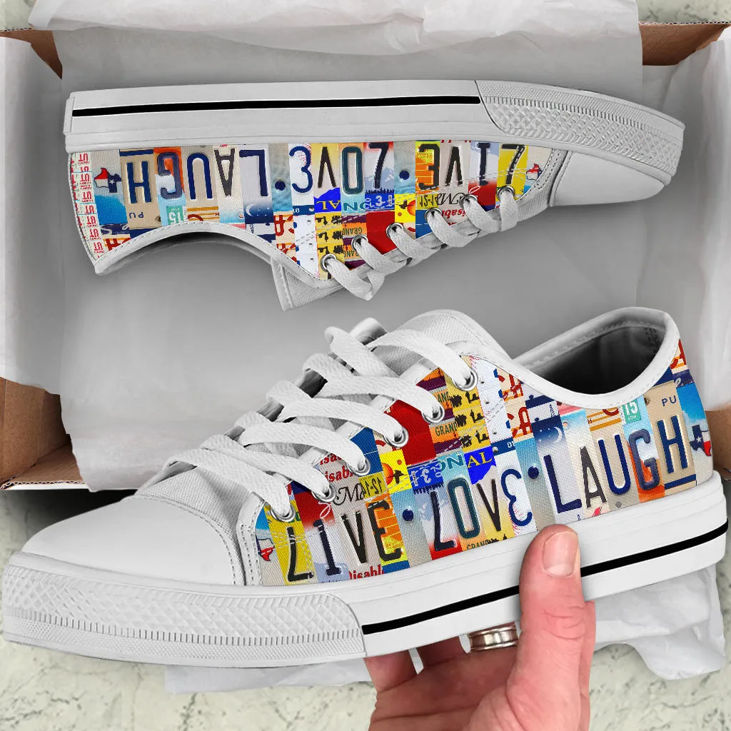 Live Love Laugh Low top