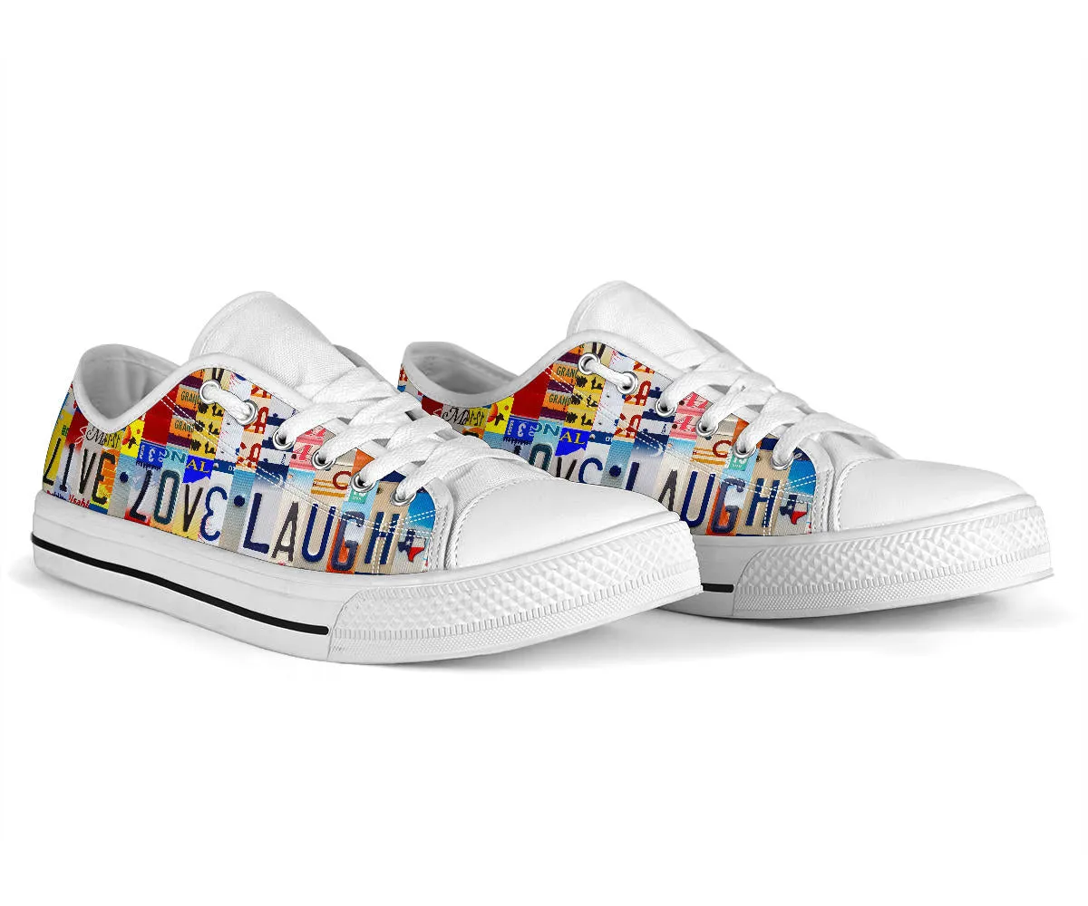 Live Love Laugh Low top