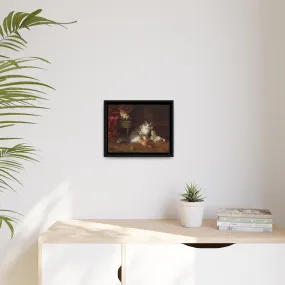 Marie Yvonne Laur: "Motherly Love" - Framed Canvas Reproduction
