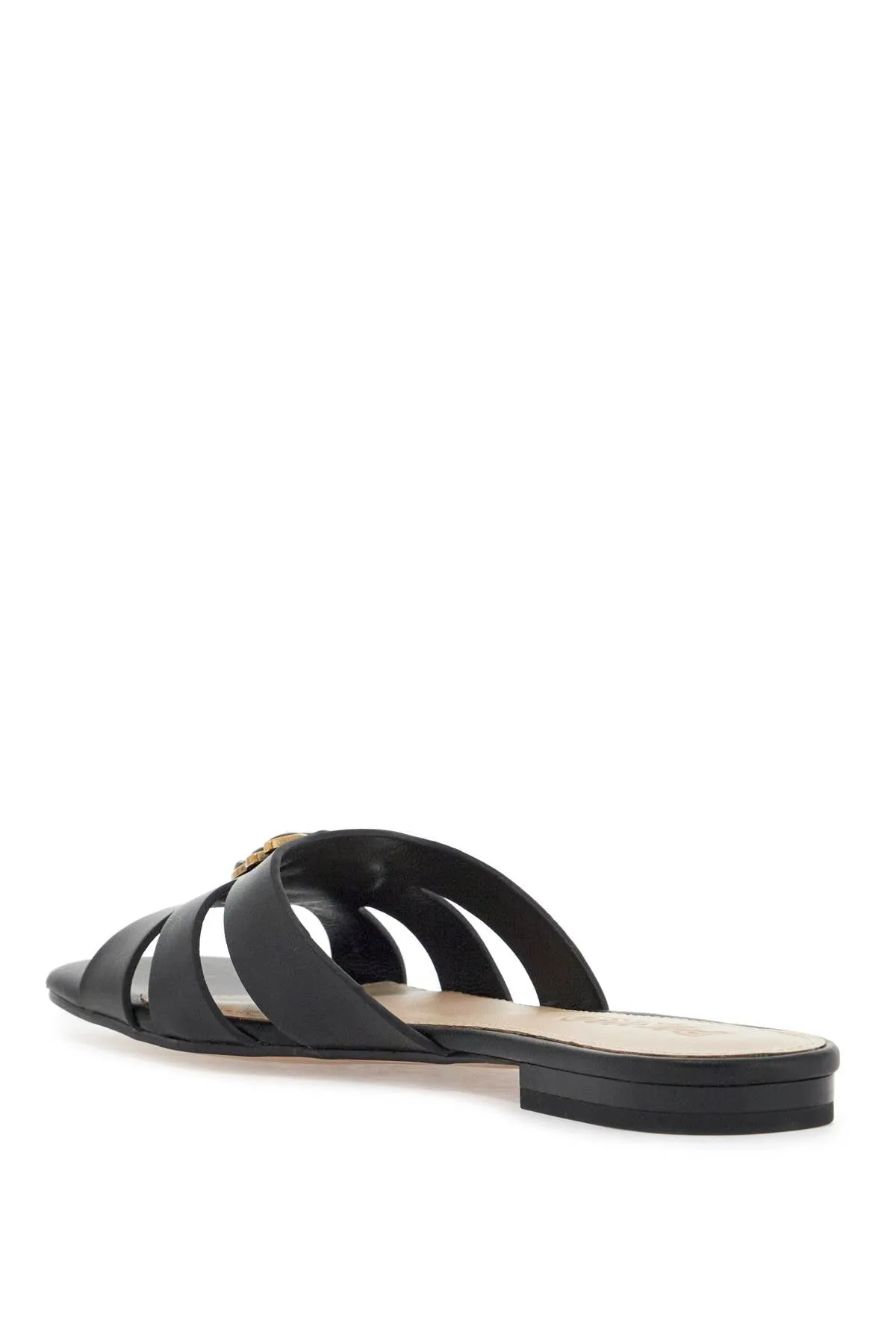 Marli Perforated Leather Slides