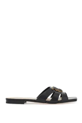 Marli Perforated Leather Slides