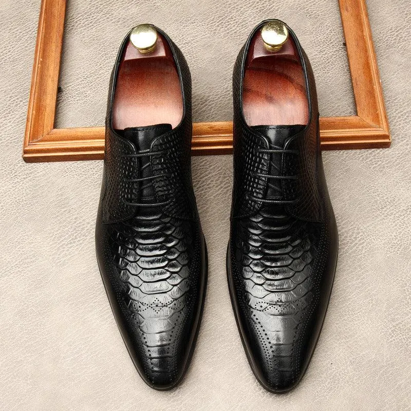 Men's Fashion British Formal Leather Shoes