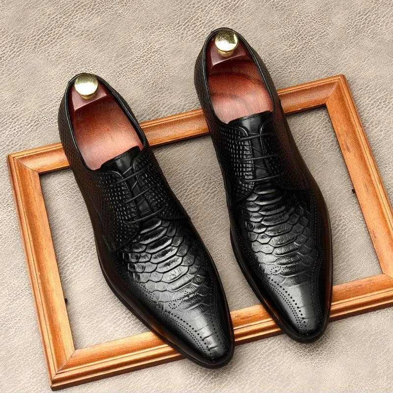 Men's Fashion British Formal Leather Shoes