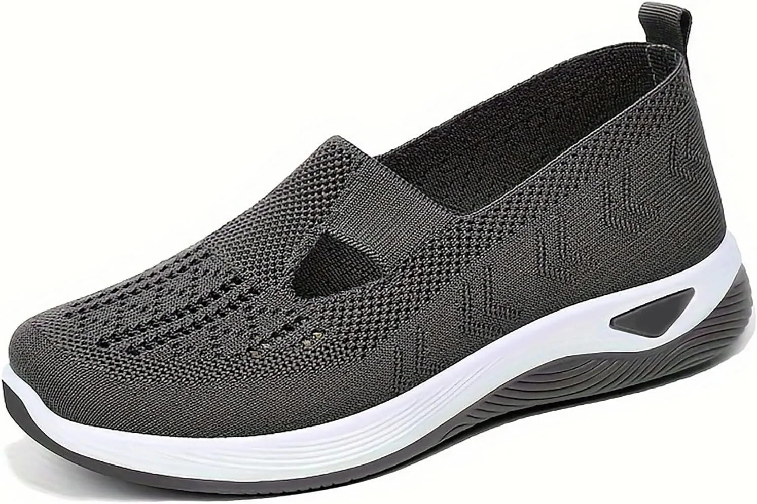Orthopedic Shoes for Women Woven Slip on Walking Running Shoes for Women Fashion Brown Casual Shoes Wedge Sneakers Waterproof Tennis Shoe Loafers Dress Shoe