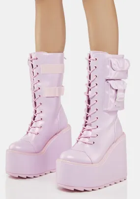 Pink Pearl Dune Desert Boots