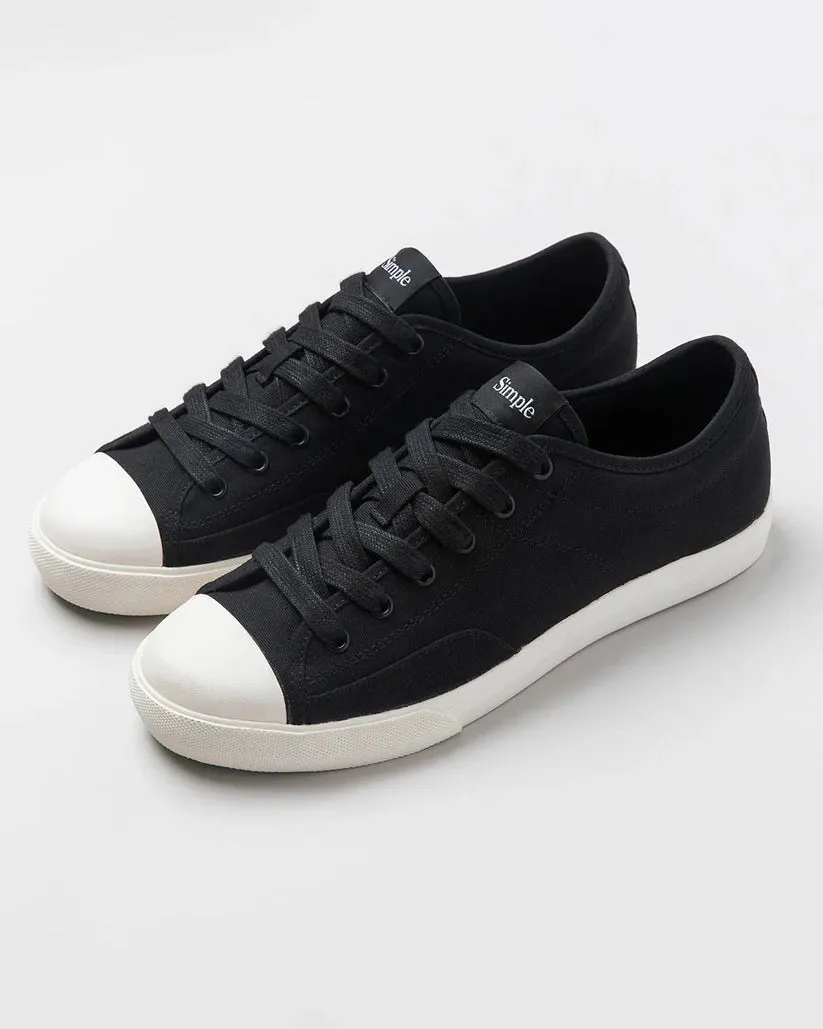 S1 Low Canvas Shoes in Black