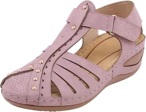 Shoes for Bunions and Wide Feet Sandalias Para Mujer Elegantes Blancas Sandals for Women Dressy Orthopaedic Shoes for Women Arch Support Flip Flops Women 1 Inch Heel Sandals for Women