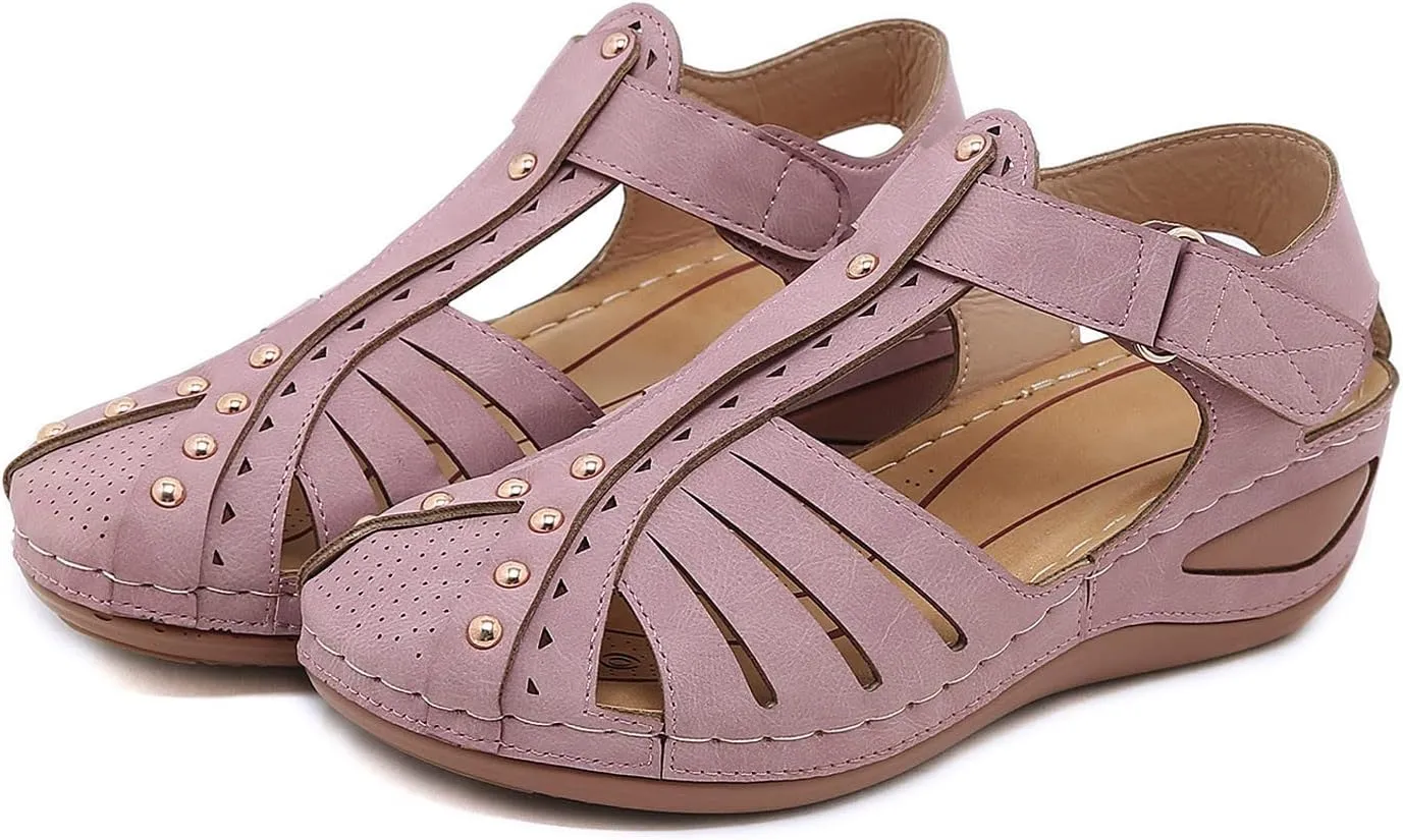 Shoes for Bunions and Wide Feet Sandalias Para Mujer Elegantes Blancas Sandals for Women Dressy Orthopaedic Shoes for Women Arch Support Flip Flops Women 1 Inch Heel Sandals for Women
