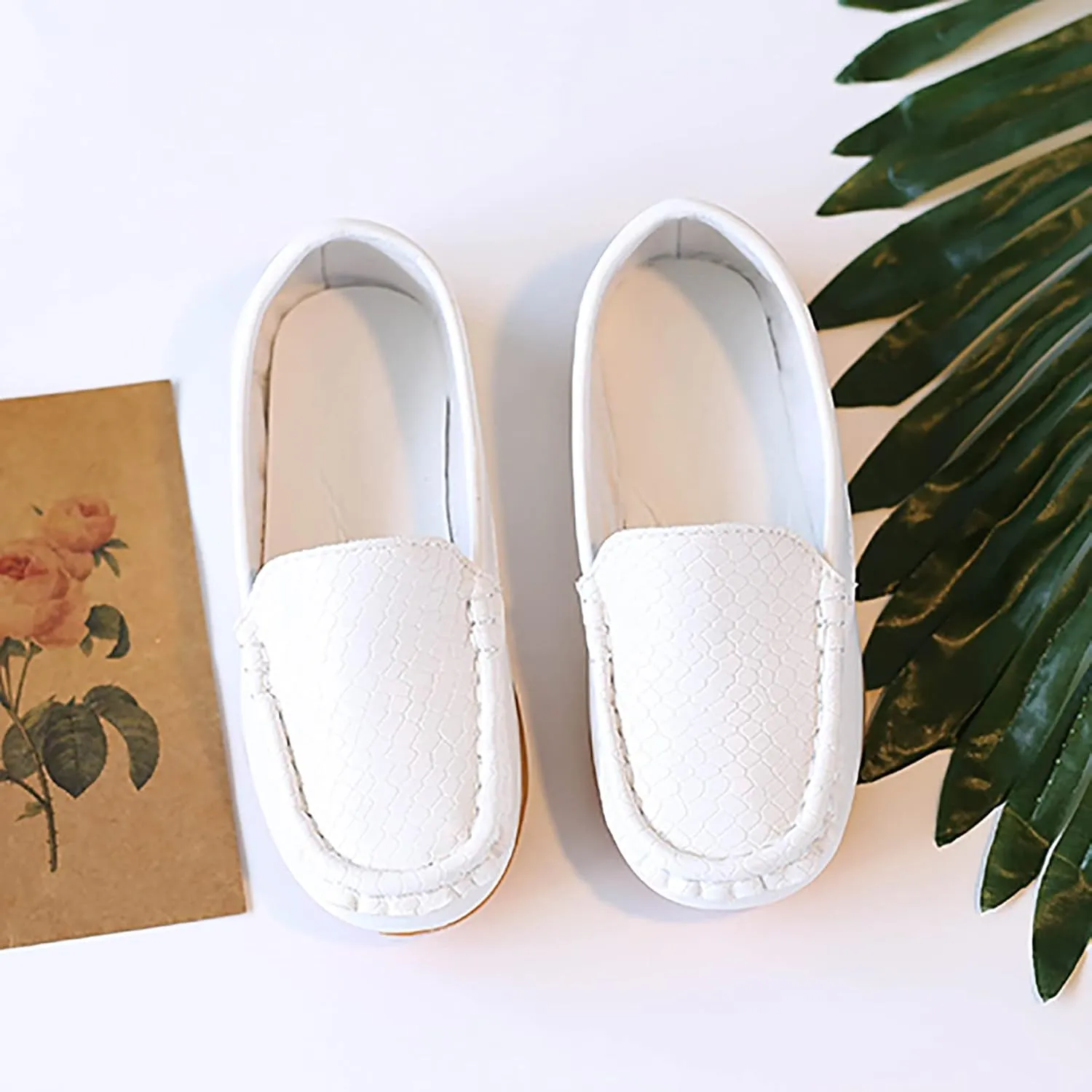 Size 5 Shoes for Girls Toddler Little Kid Boys Girls Soft Slip On Loafers Dress Flat Shoes Size 12 Boys Shoes