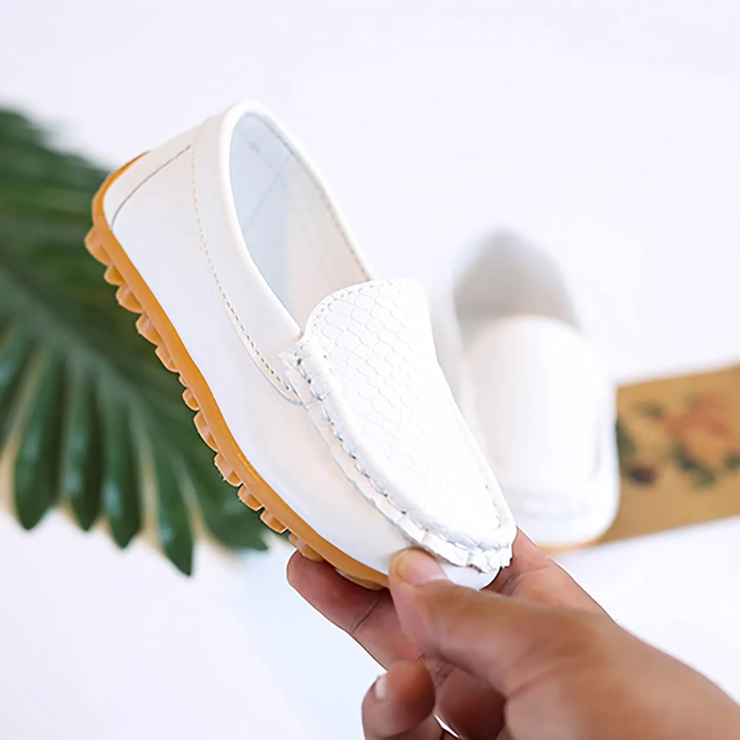 Size 5 Shoes for Girls Toddler Little Kid Boys Girls Soft Slip On Loafers Dress Flat Shoes Size 12 Boys Shoes