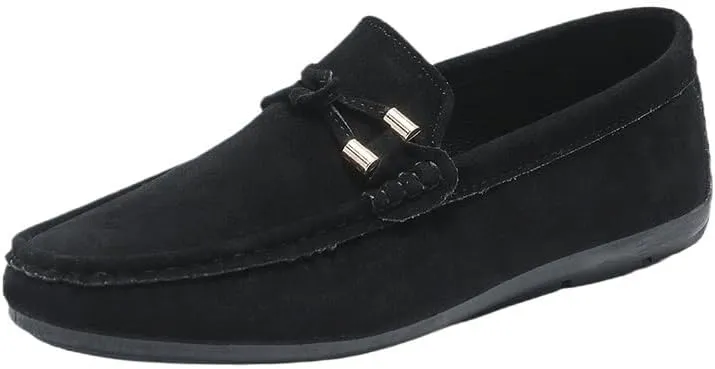Spring Italian Luxury Designer Brand Suede Leather Shoes Business Office Dress Shoes for Man Brown Nightclub Party Loafers Man