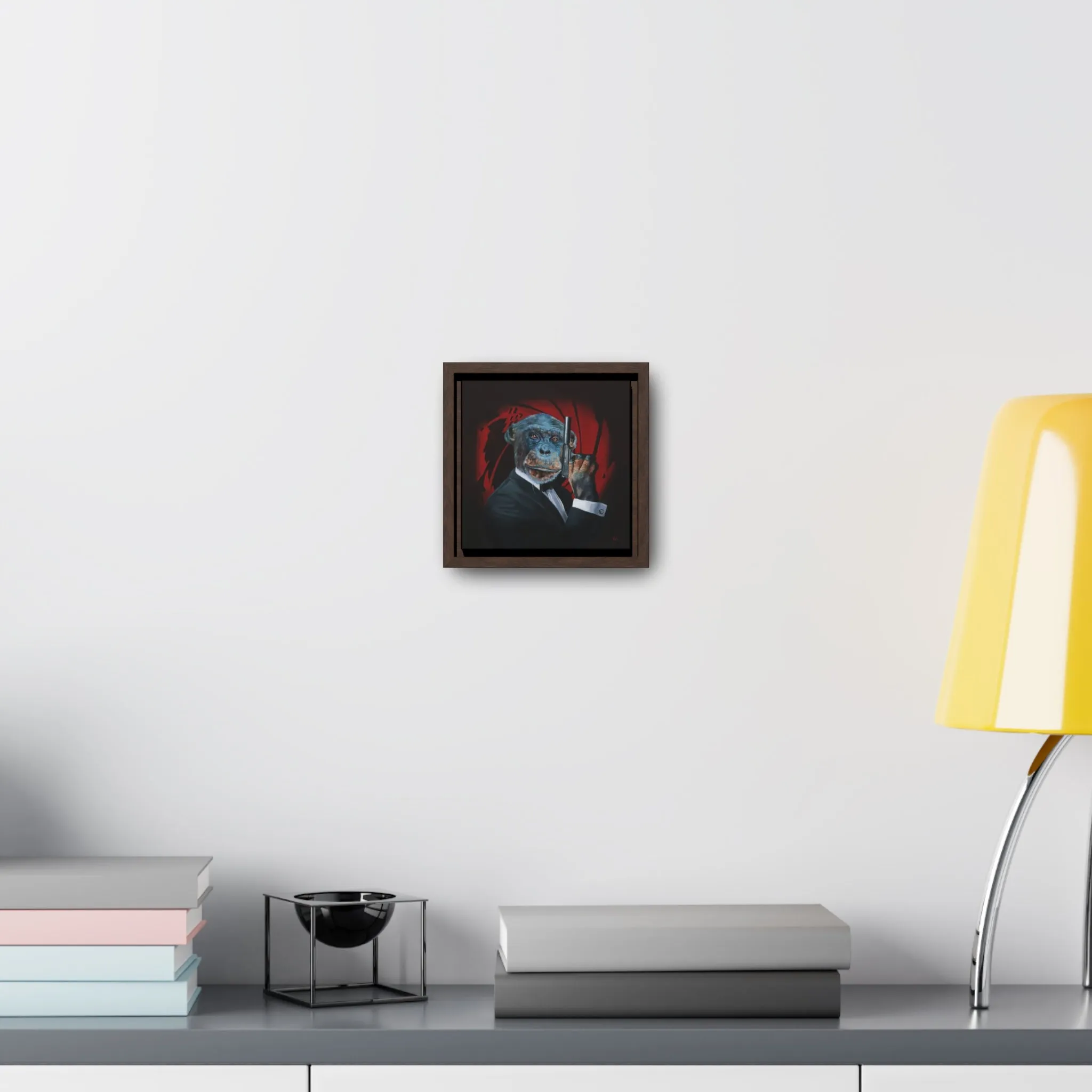 Tony South: "Shaken Not Stirred" - Framed Canvas Reproduction