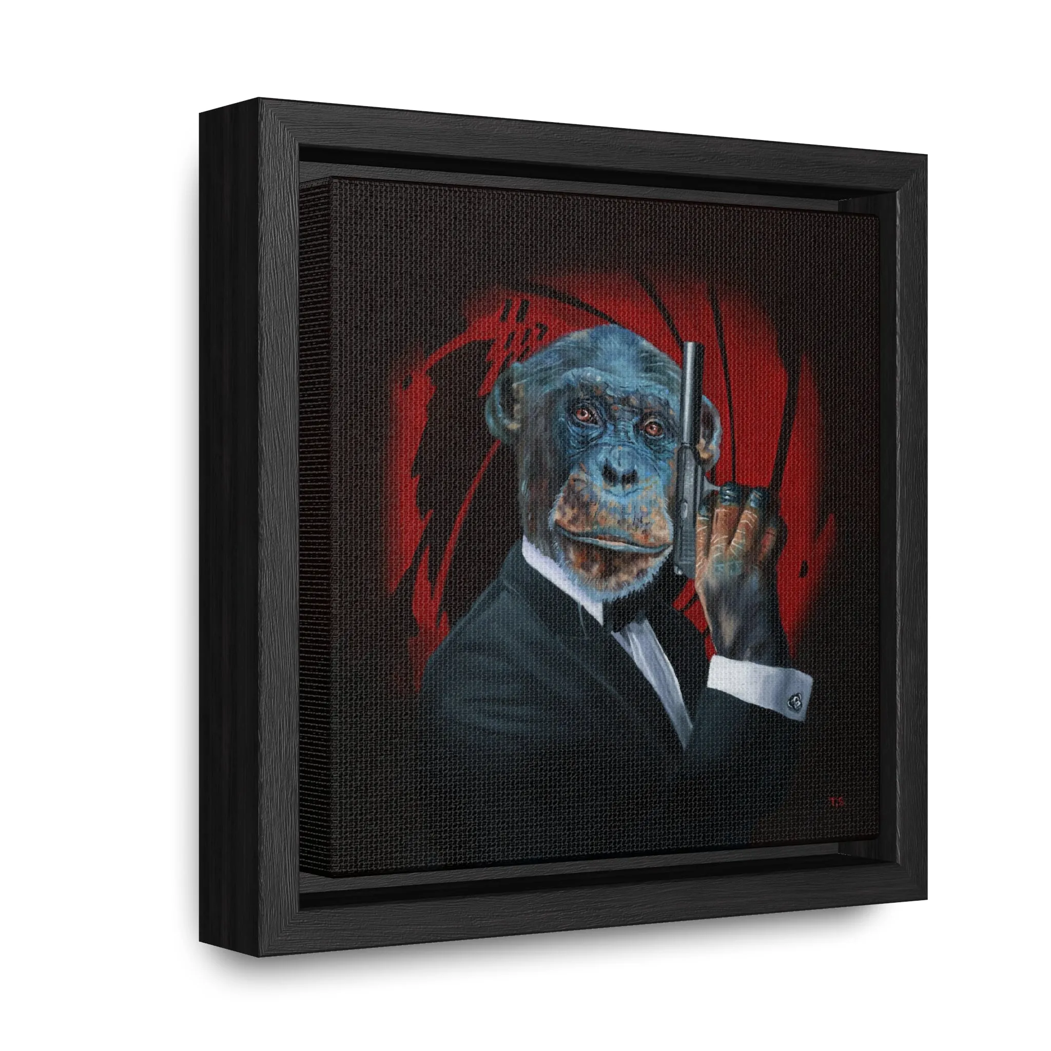 Tony South: "Shaken Not Stirred" - Framed Canvas Reproduction