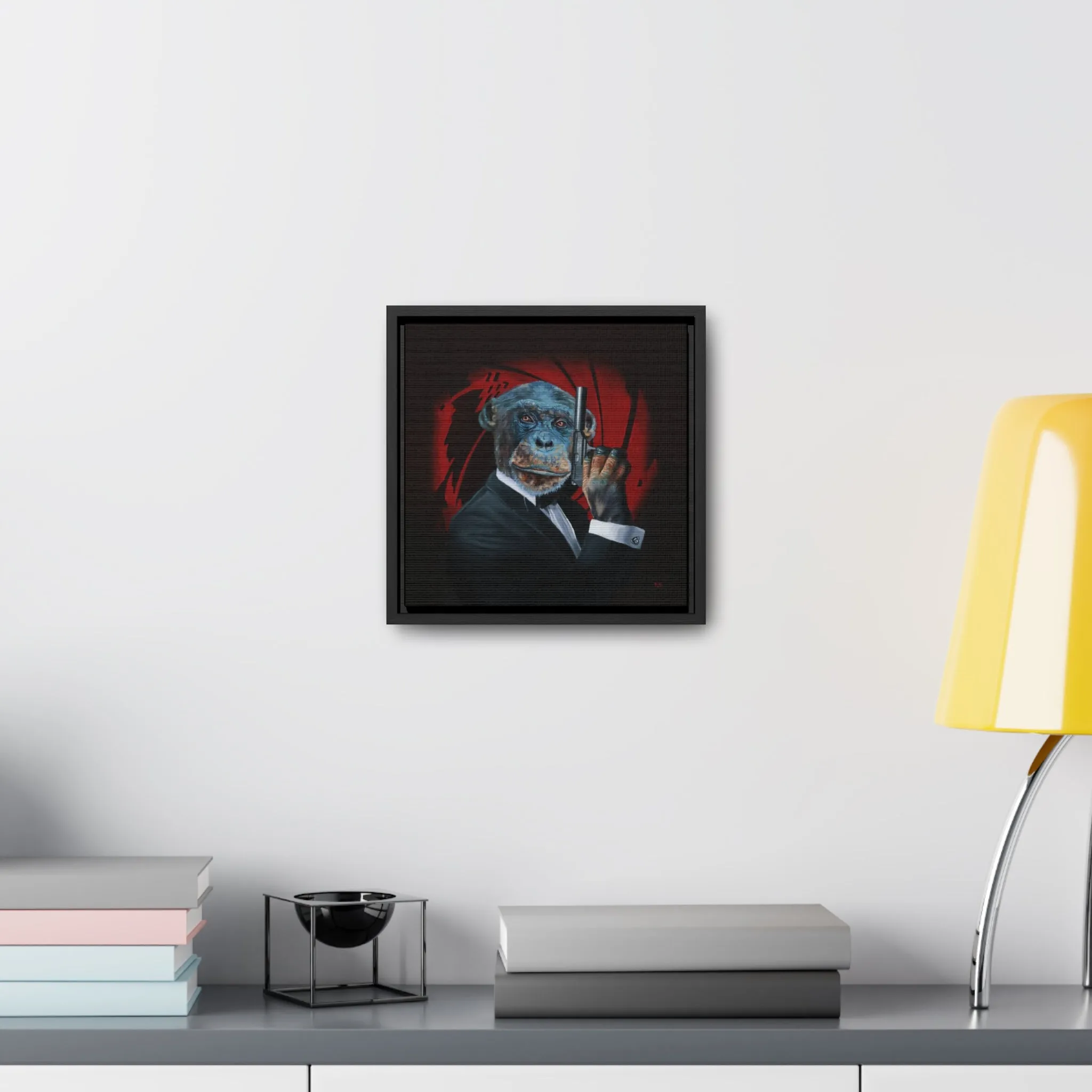 Tony South: "Shaken Not Stirred" - Framed Canvas Reproduction