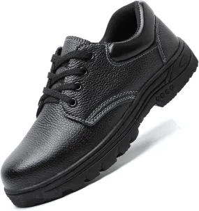 Unisex Steel Toe Cap Safety Ultra Lightweight Breathable Work Trainer Shoes Sport Sneaker Safety Shoes Men Women (Color : Black, Size : 11 US)