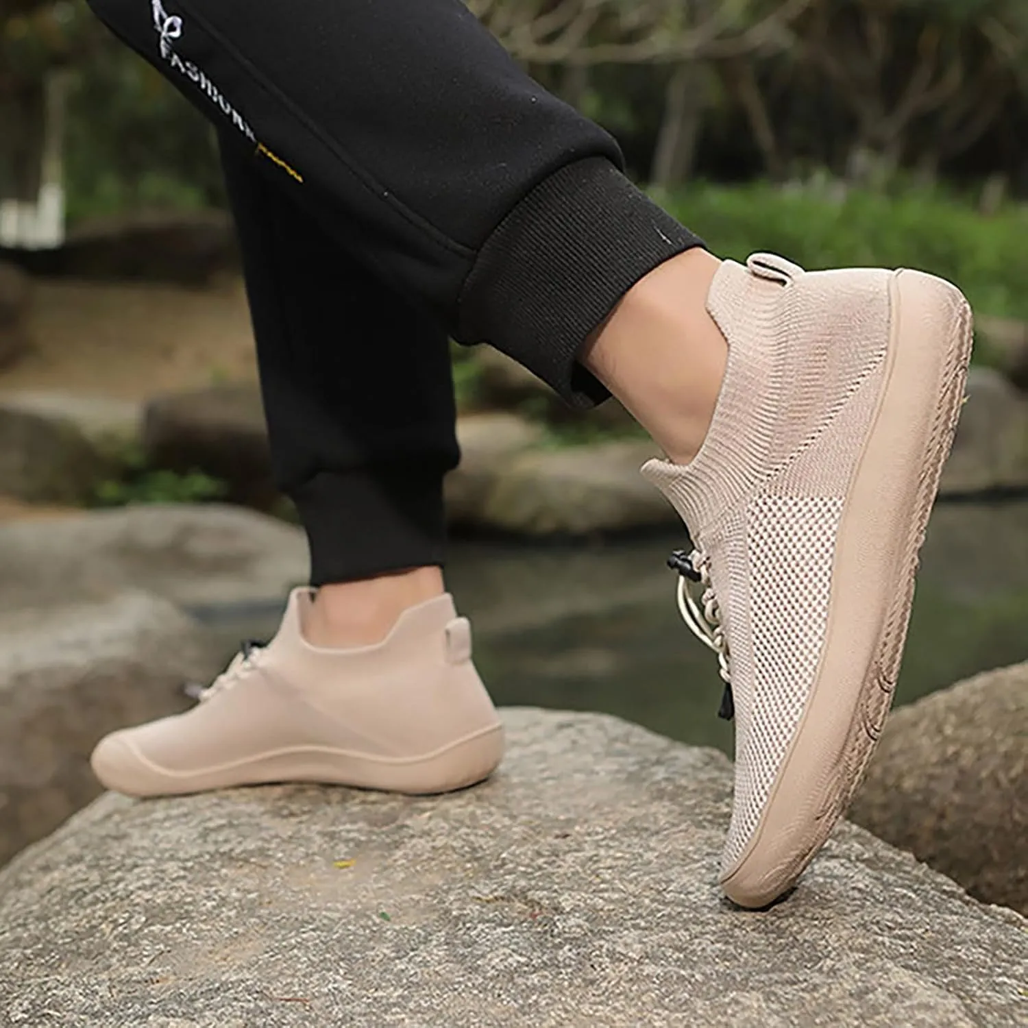 Women Walking Shoes Sock Sneakers Slip-On Breath Non Slip Work Shoes Women Winter Men Casual Shoes White Platform Sneakers White Tennis Shoe Loafers Shoe