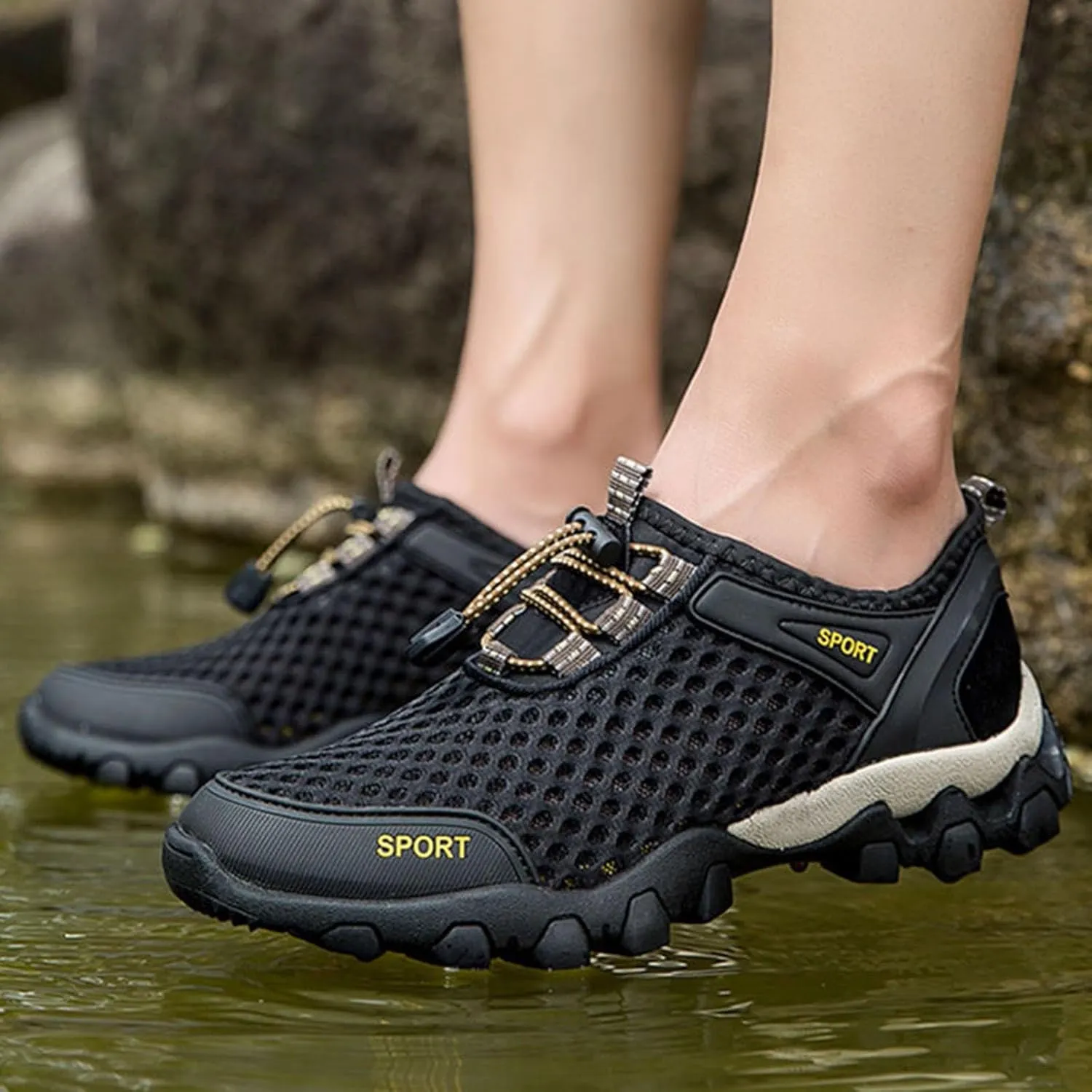 Women's Fashion Sneaker Non Slip Breathable Lightweight Comfortable Lace Up Men Running Shoes Christmas Loafers Women Glitter Sneakers for Women