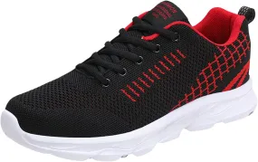 Women's Fashion Sneaker Non Slip Breathable Lightweight Comfortable Lace Up Womens Running Shoes Arch Support Loafers Women White Shoes for Women Sneakers
