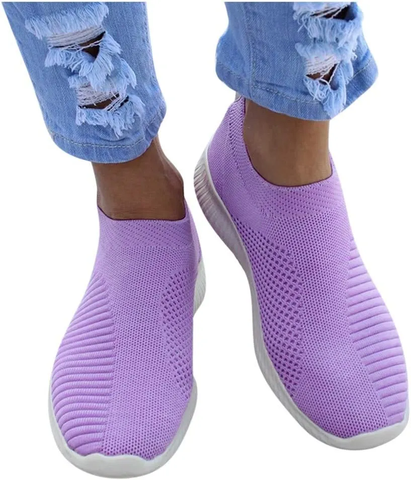 Women's Sneakers Wide Lightweight Work Slip Resistant Breathable Grey Tennis Shoes Women Women Loafers Comfortable Black Sneakers for Women Fashion